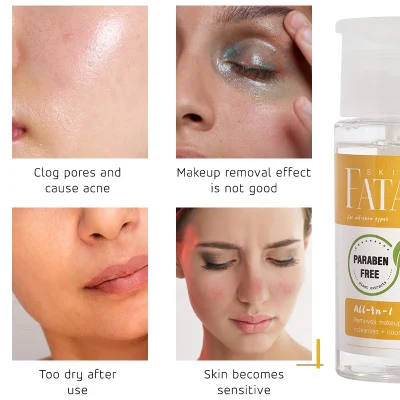 Limpieza profunda combinación de agua y aceite cara base de ojos maquillaje facial de limpieza Eliminador