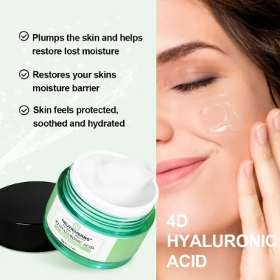  Comercio al por mayor productos cosméticos hidratantes Hidratante y Gel de rápida absorción de Ácido Hialurónico Crema Humectante con niacinamida