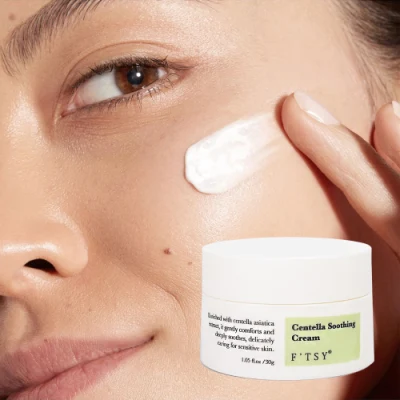 Mejor venta Reparación de la mancha hidratante relámpago Alga Marina escualane piel Cara de cuidado Centella Asiatica Crema Moisturizer