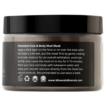 Natural puro personalizados Anti acné Mascarilla de barro Mar Muerto para el rostro y cuerpo