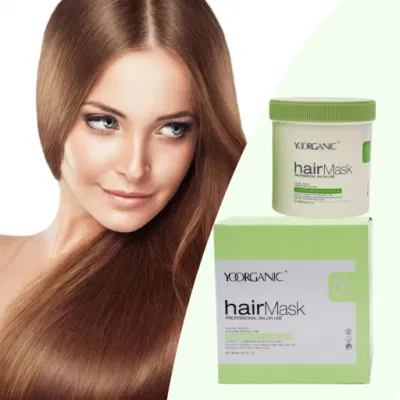 OEM/ODM Reparación de tinte capilar 800ml Biotina orgánica Natural Salon profesional Use acondicionador de vapor para cabello hidratante de proteínas