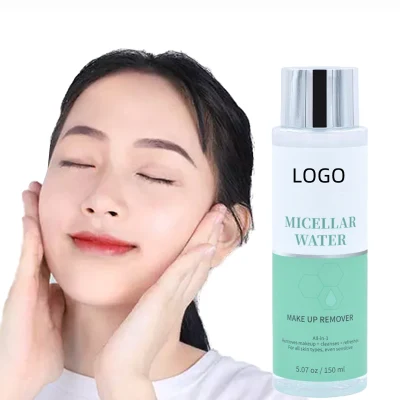  Botella de etiqueta privada Micellar orgánicos naturales agua limpiador removedor de maquillaje