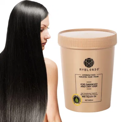  Profesional Salon producto Secador de pelo mascarilla acondicionador Reparación daño Cabello 600ml Mayoristas Bulk muestras gratuitas Coreano