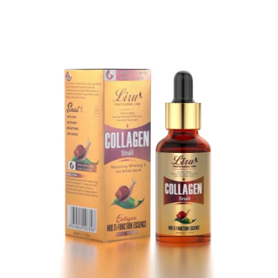  Cuidado de la piel profesional Collagen Caracol esencia cara Nourishing Anti-Aging Facial Suero