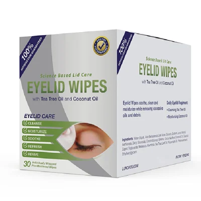  La limpieza diaria Biokleen pH equilibrado Biodgradable párpado toallitas cara impermeable removedor de maquillaje las toallitas húmedas para pieles sensibles