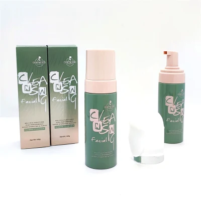 Laboratorio de Cosme de etiqueta privada de removedor de maquillaje sin aceite suave Super hidratante de poro de la limpieza de purificar la formación de espuma de Limpieza Facial Cleanser