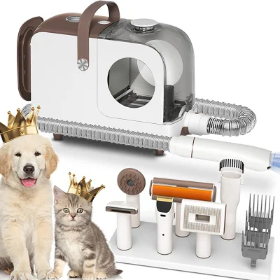  Venta caliente Pet Cat Comb Grooming Electric aspiradora Pet Aspiradora de perro para el pelo de la mascota