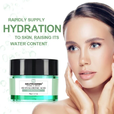 Comercio al por mayor productos cosméticos hidratantes Hidratante y Gel de rápida absorción de Ácido Hialurónico Crema Humectante con niacinamida