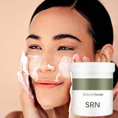 Etiqueta privada té Verde Orgánico Pamaya Limpieza Herbal Whitening Pore Limpieza lavado de polvo de enzima de peeling