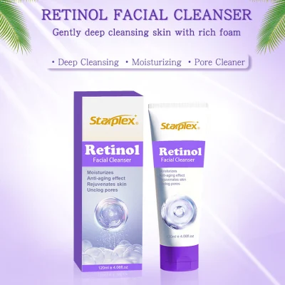 Cuidado facial al por mayor lavado facial profundo lavado facial blanqueador facial Lavado Anti-Aging Cleanser Retinol Facial Cleanser