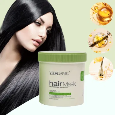 OEM/ODM Reparación de tinte capilar 800ml Biotina orgánica Natural Salon profesional Use acondicionador de vapor para cabello hidratante de proteínas