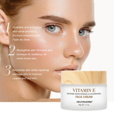 Venta caliente Productos para el cuidado de la piel Hidratación Night Moisturizer Vitamina C E Crema hidratante diaria para cara