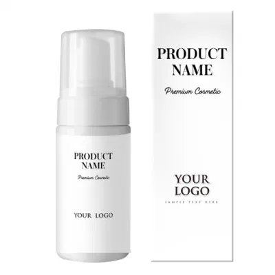 Personalizar el Limpiador de espuma de pestañas Lash Champú Natural de OEM. Cruelty-Free falsos latigazos Wash champú