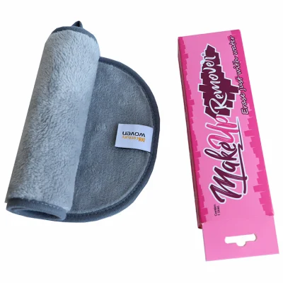 La microfibra se enfrentan a precio de fábrica de tela microfibra Toallas Limpieza Facial removedor de maquillaje de paño con agua solamente