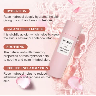 Hidratación profunda calmante piel seca reparar facial de rosas dañado Tóner nutritivo