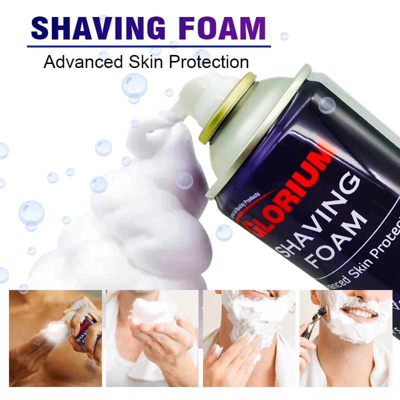 Private Label Skin Soothing Mousse Beard Softening Men Cool Shaving Gel Foam