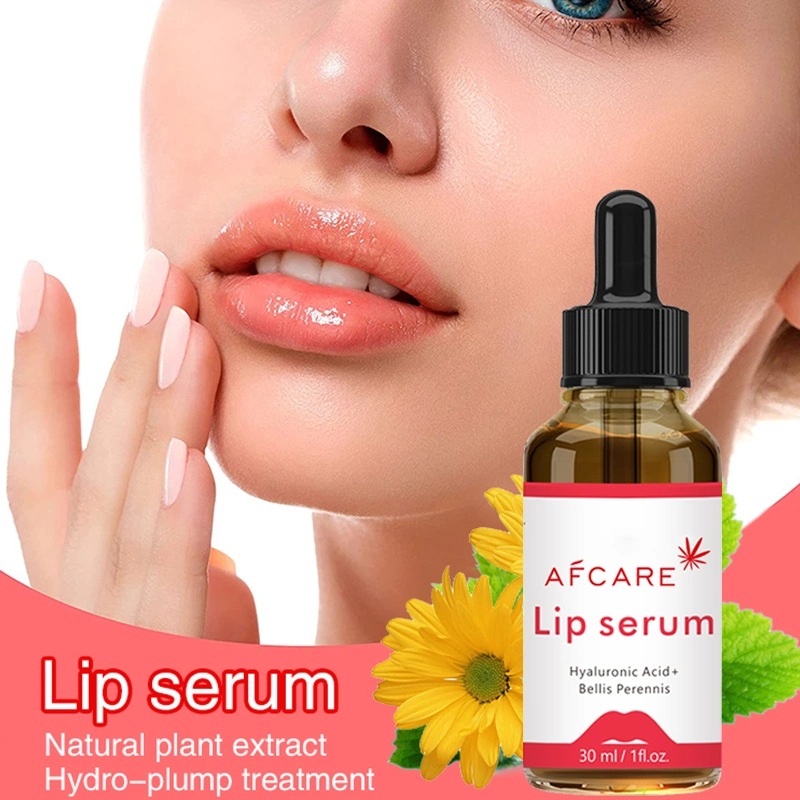 Custom Logo Nature Wholesale Lip Serum Hydrating Brightening Smoothing Lip Serum