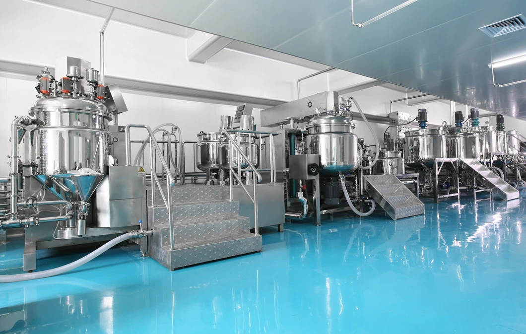 2000L China Industrial Homogenizer Blender Emulsifying Mixer with Electric Heating CE Approved