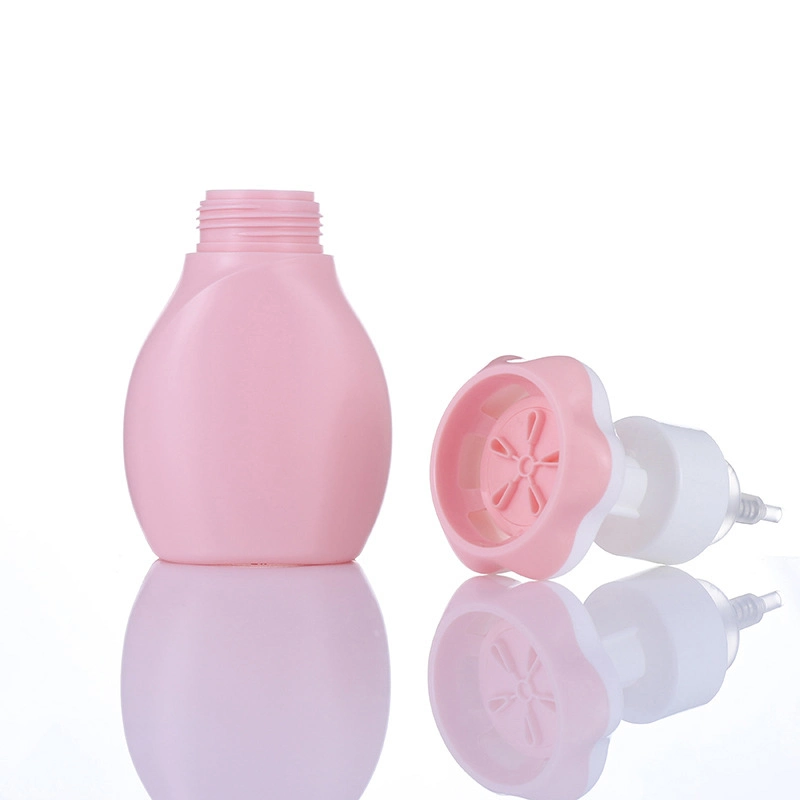 Foaming Soap Pump Hand Sanitizer Bottle Facial Cleansing Bubble Foam Containers with Flower Shape Foam Pump