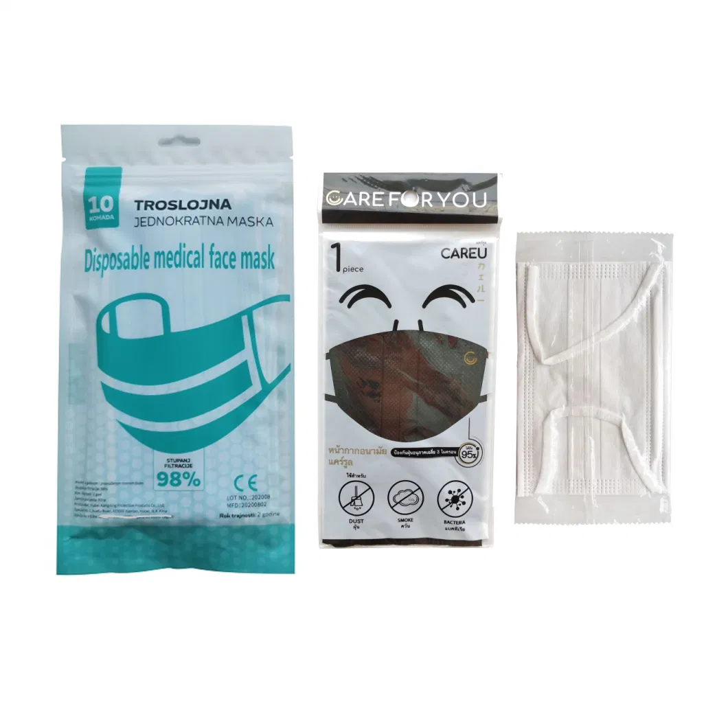 Disposable Non Woven 4ply Disposable Activated Carbon Bamboo Charcoal Anti Formaldehyde Medical Face Mask