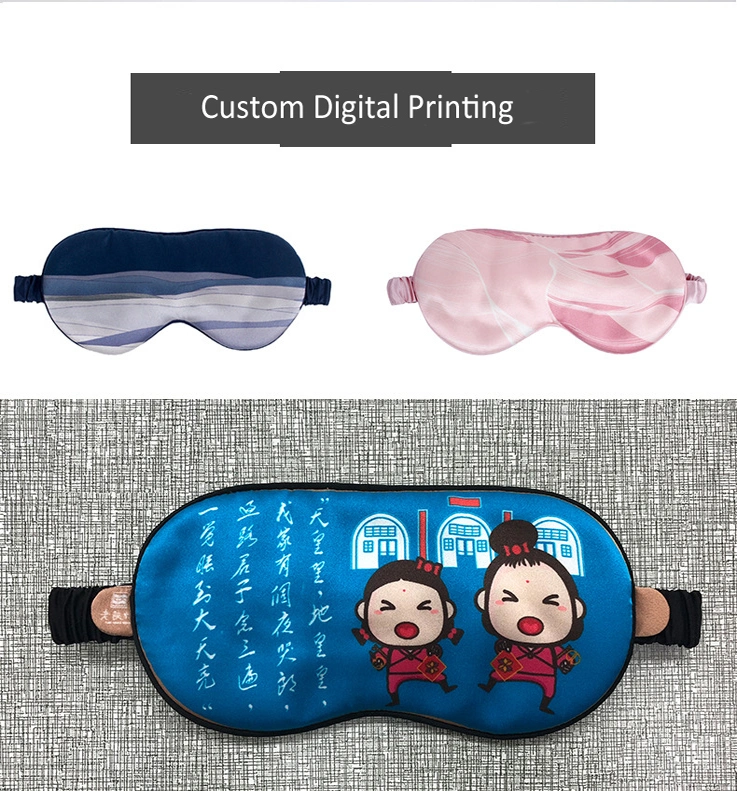 16mm Dyeing Color Silk Eye Mask for Sleeping