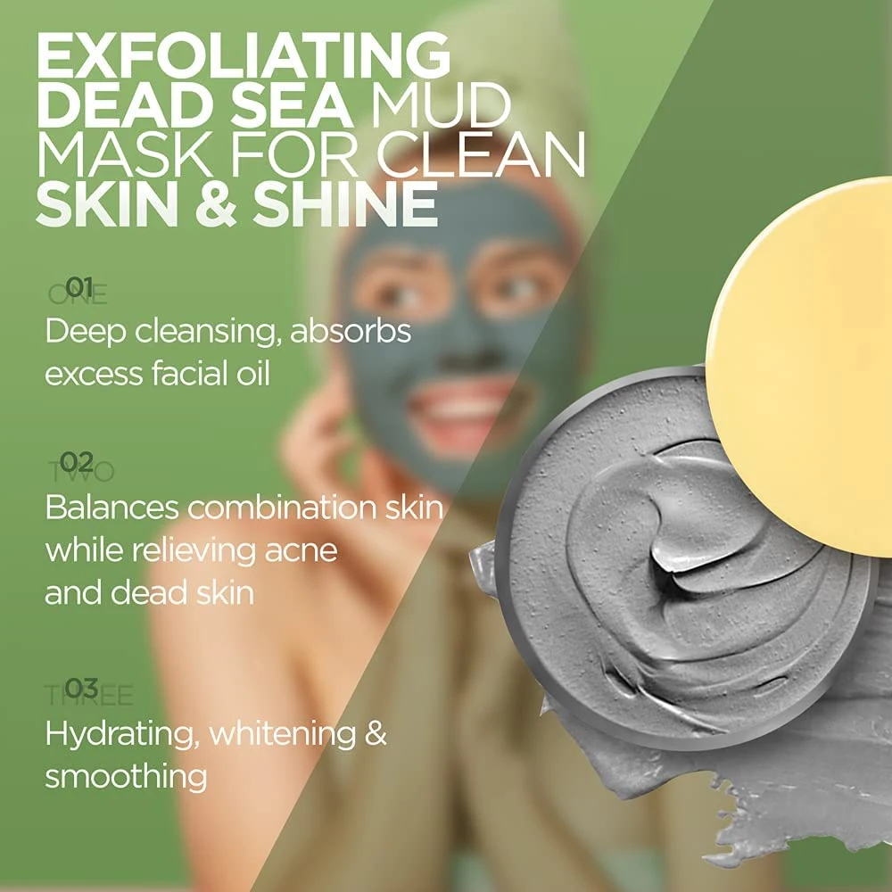 OEM High Quality Firming Clay Exfoliating Dead Sea Mineral Mud Mask