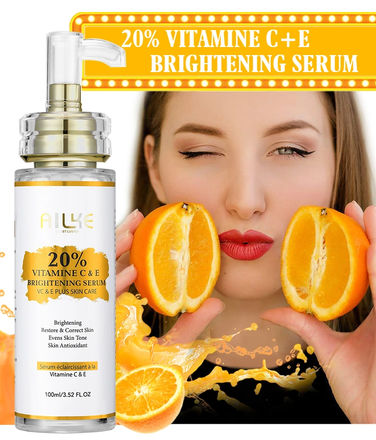 Wholesale Hot Sale OEM Whitening Booster Serum Organic Moisturizing Vitamin C Face Serum for Dry Skin