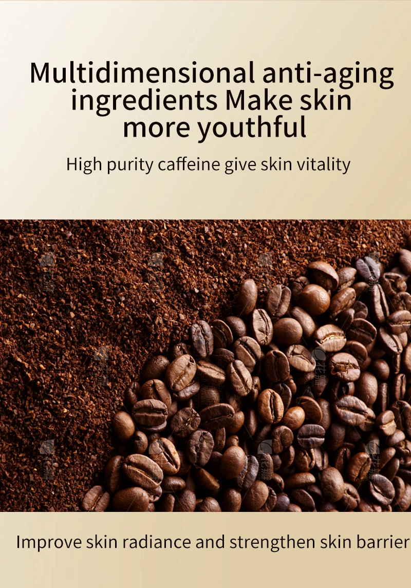 OEM 50ml Caffeine Face Serum Skin Care Anti Aging Pure Retinol Face Brightening Collagen Caffeine Anti Aging Serum