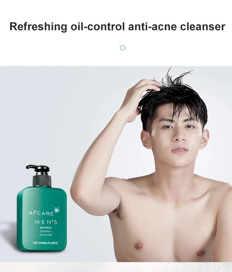 Men Cleanser Fashion Design Face Wash Mousse Facial Foam Skin Care Gentle