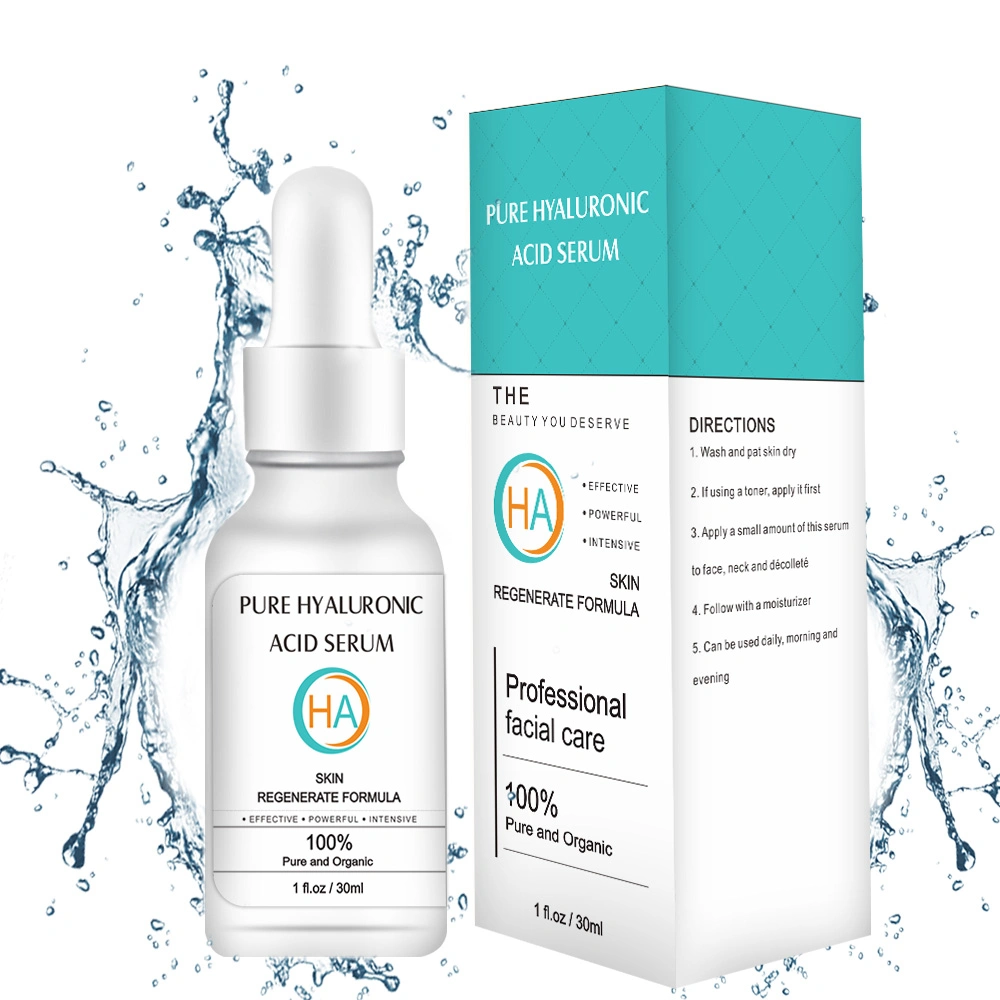 Moisturizing Vitamin C Anti-Aging Hydrating Whitening Brightening Private Label Wholesale Facial Face Pure Hyaluronic Acid Collagen Serum for All Skin Types