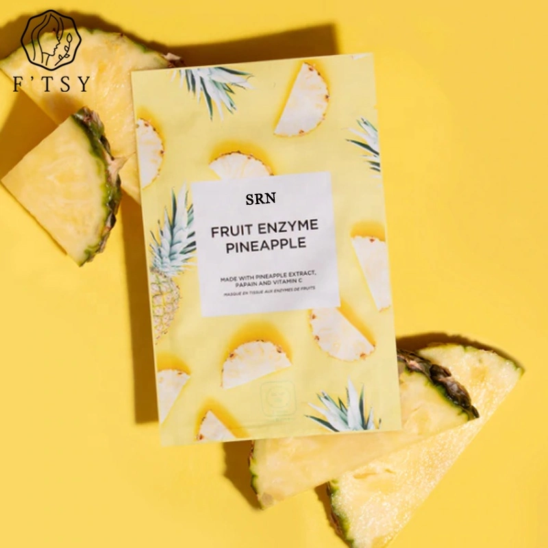 Whitening Hydrating Organic Fruit Vitamin C Hyaluronic Beauty Face Moisturizing Skincare Sheet Facial Mask