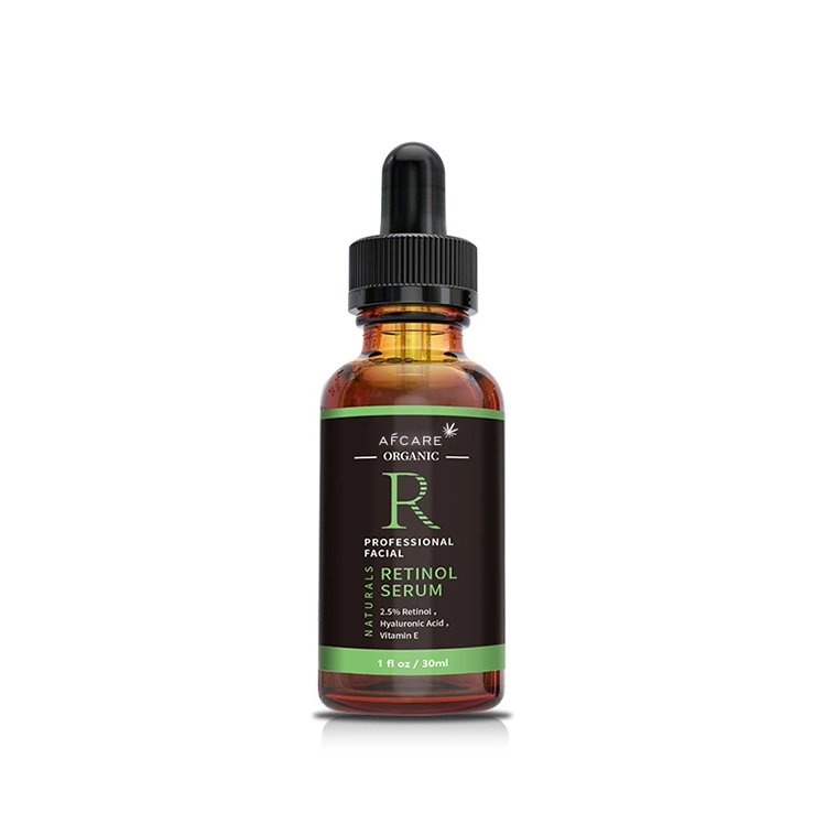 2.5% Pure Retinol Vegan Organic Brightening Anti Wrinkles Anti-Aging Facial Retinol Serum