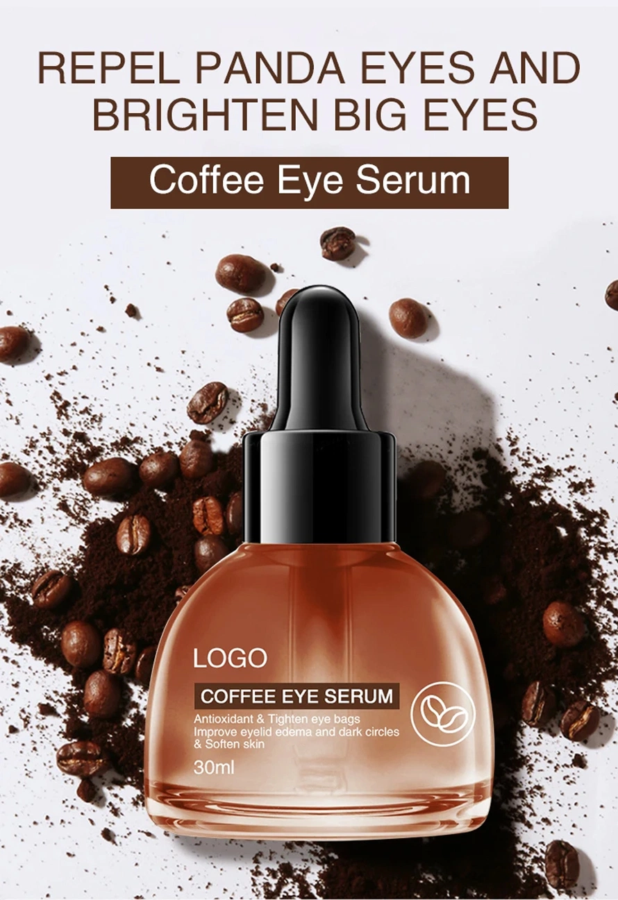 OEM Factory Pure Natural Coffee Anti-Dark Circles and Anti-Aging Eye Serum