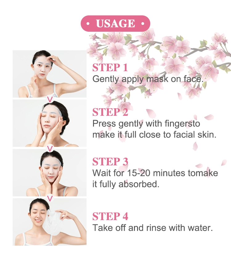 Beauty Skin Care Sheet Natural Plant Moisturizing Lighting Facial Mask