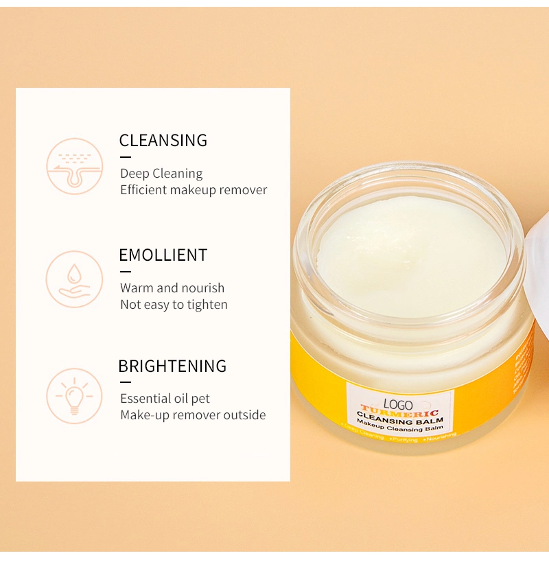 Free Makeup Turmeric and Honey Face Wash Anti-Acne Facial Cleansing Balm