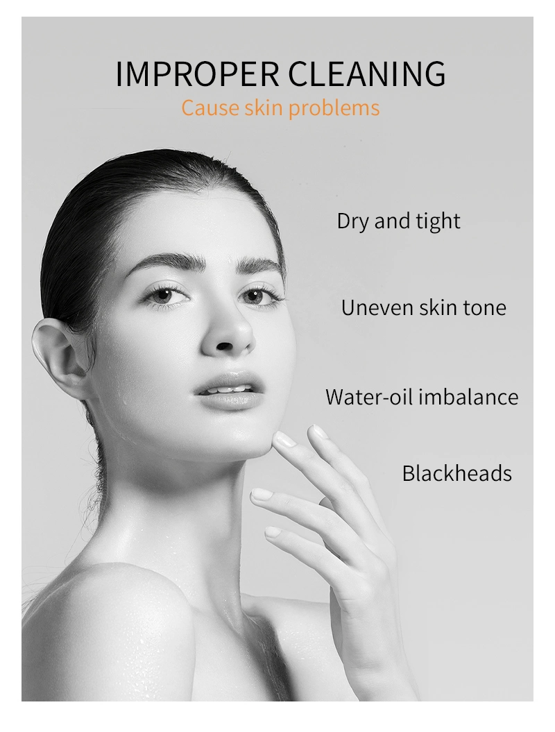 Private Label Foam Cleansing Cream Foam Vitamin C Face Cleanser Face Wash
