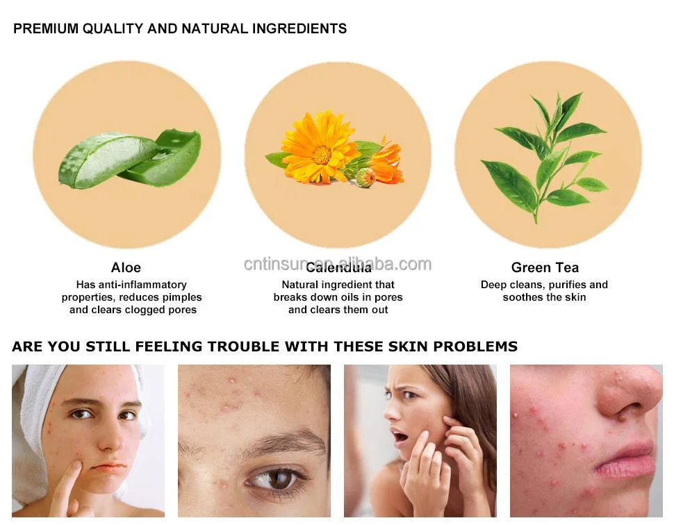 Plant Extract Luxury Anti-Acne Smoothing Salicylic Acid Face Cleansing Cream Plant Extract Anti-Acne Face Cream