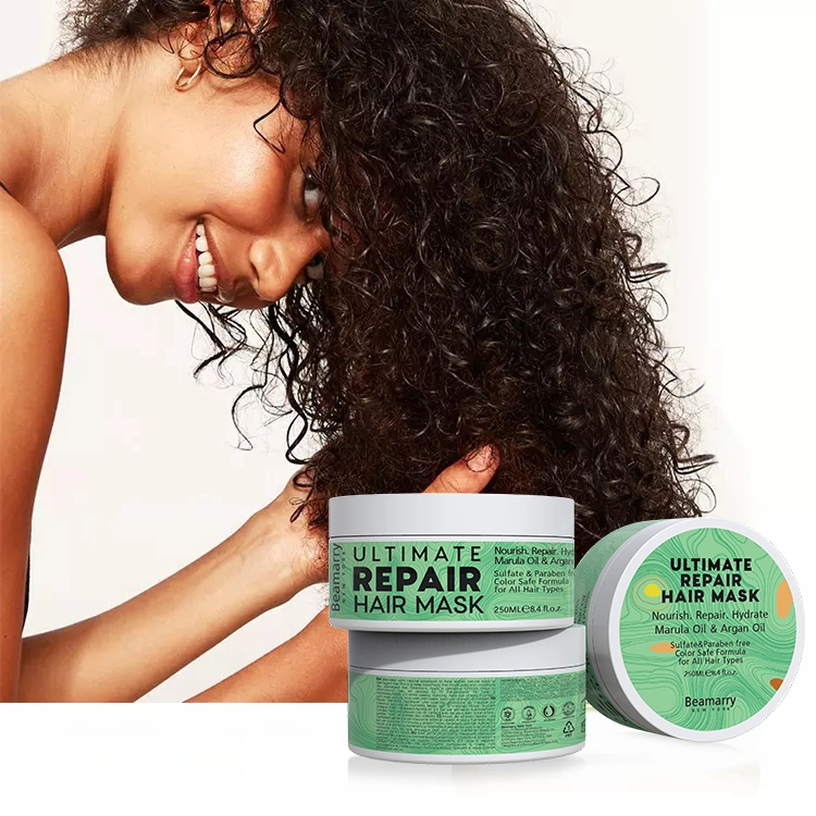 Wholesale Cosmetics Private Label OEM ODM Hair SPA Cream Repair Hair Mask Ultimate Repair Hair Mask