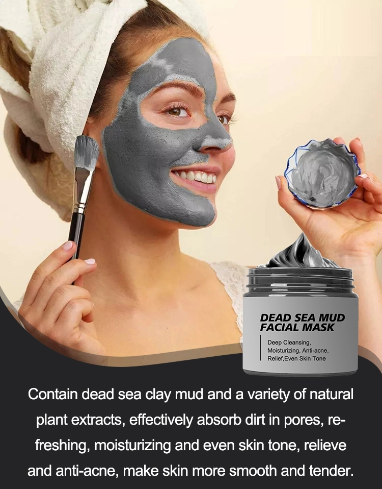 Oil Control Anti Acne Deep Cleaning Whitening Dead Sea Clay Face Mask