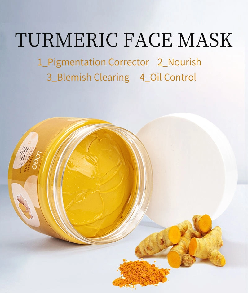 Wholesale Turmeric Pink Face Natural Organic Jelly Cup Clay Facial Mud Mask