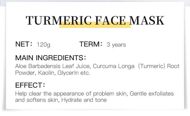 Wholesale Turmeric Pink Face Natural Organic Jelly Cup Clay Facial Mud Mask