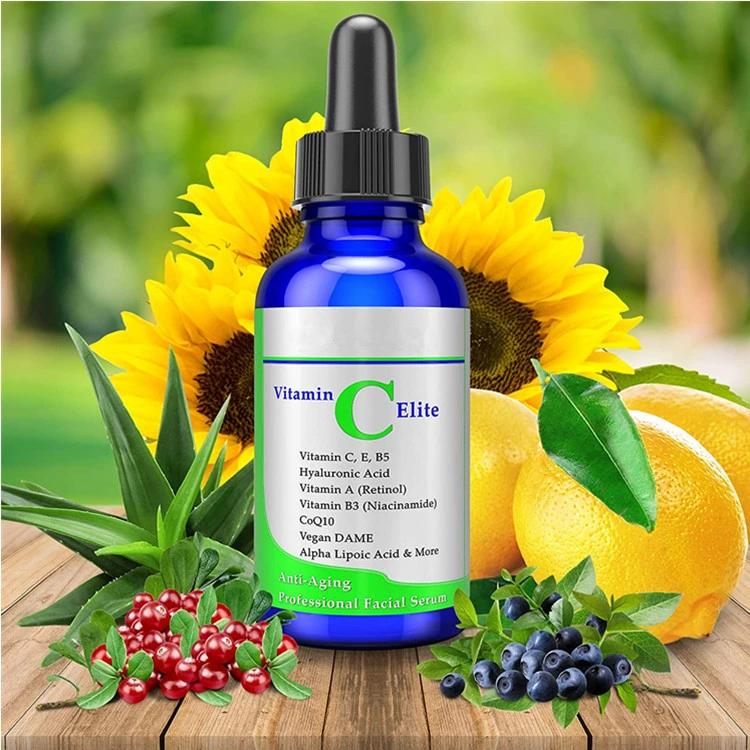 Collagen Vitamin C Anti-Aging Moisturize Skin Serum for Face with Hyaluronic Acid