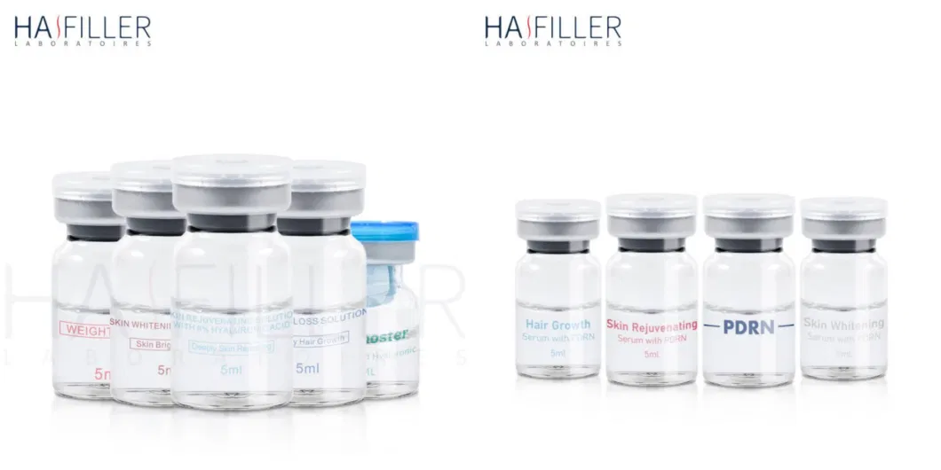 Wholesale Face Moisturizing Hydrate Shrink Pores Sun Damaged Pure Hyaluronic Acid Mesotherapy Serum Glutathione Injection Skin Care