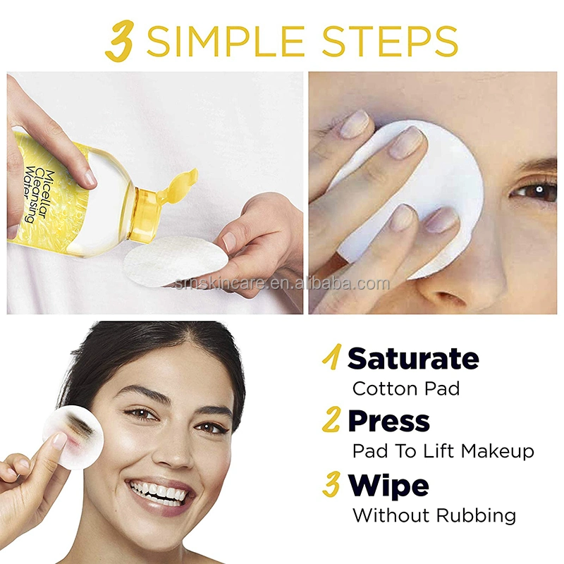 Top Sale Vitamin C Moisturizing Eye Lip Organic Makeup Face Cleaning Makeup Remover Water