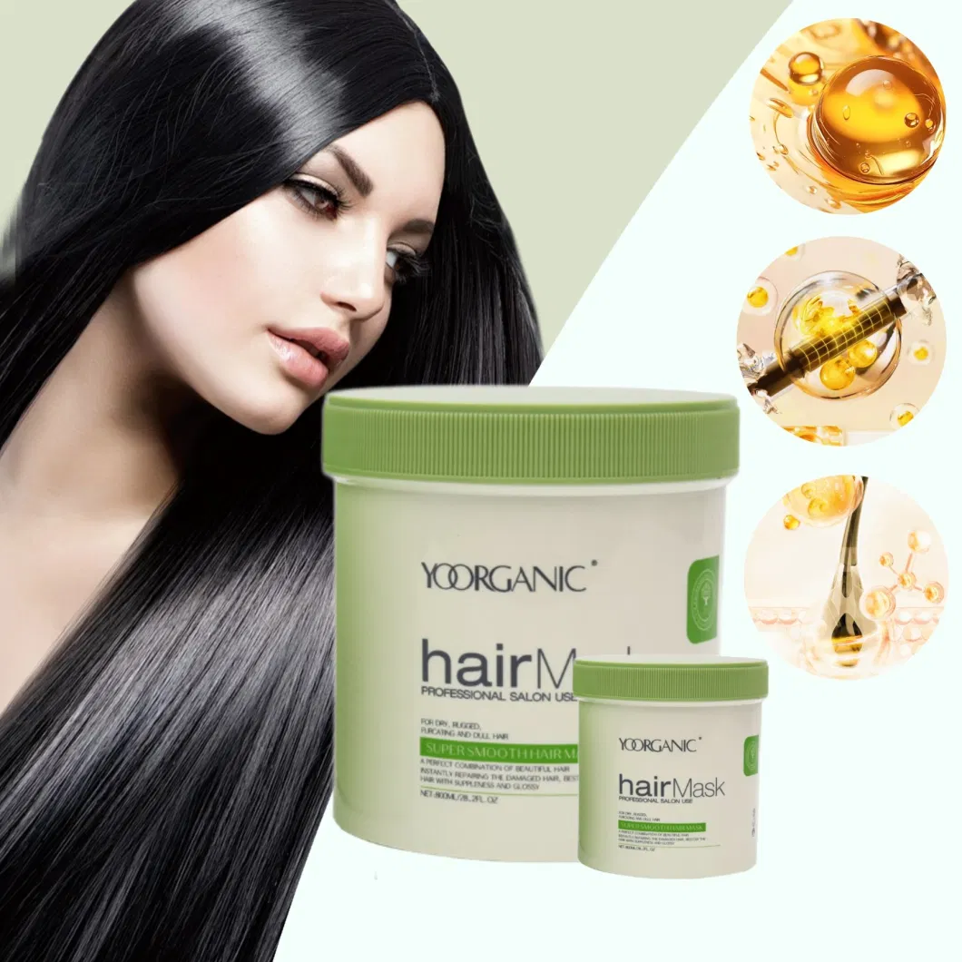 OEM/ODM Repair Hair Dye 800ml Organic Biotin Natural Salon Professional Use Protein Moisturizing Hair Steam Conditioner