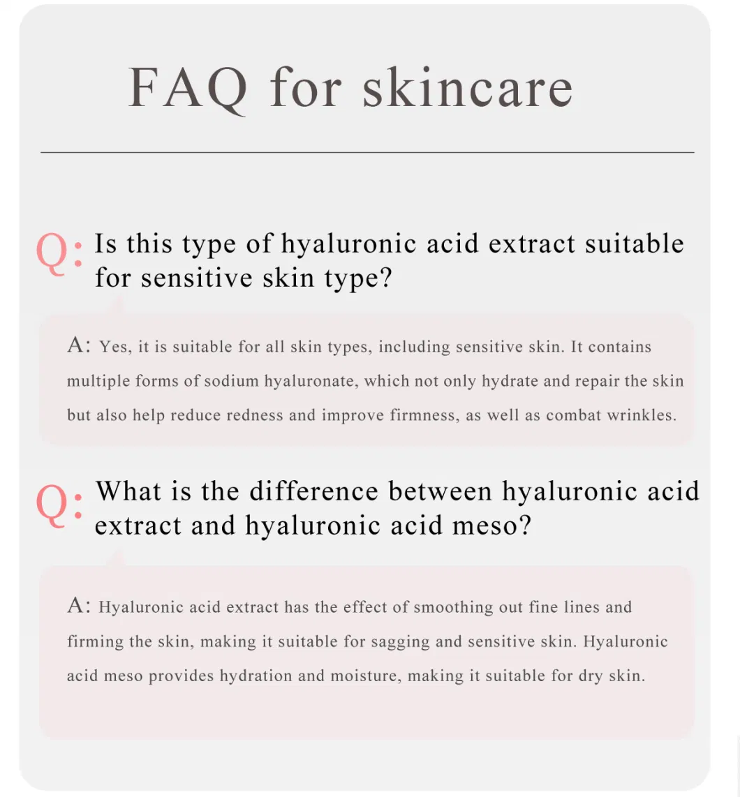 Skformula Moisturizing Anti-Aging Hyaluronic Acid Serum for Sensitive Skin Care