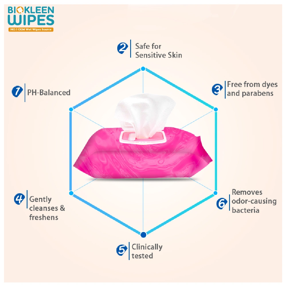 32 Count Cleansing Cloths pH-Balanced Dermatologist &amp; Gynecologist Tested Sheer Floral Flip-Top Flushable Wipes for Adult
