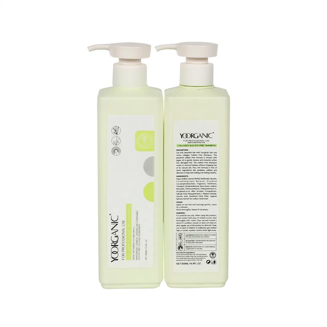 Private Label Sulfate Free Curly Hair Care Products Hair Shampoo and Conditioner