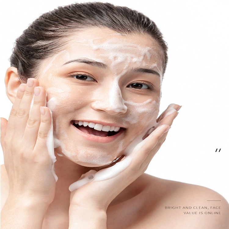 Custom Amino Acid Skin Facial Cleanser Foam Face Wash Mousse Makeup Removal