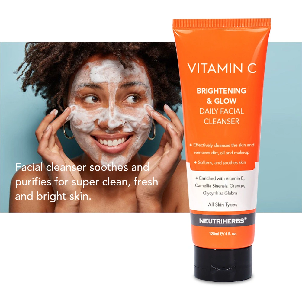 OEM Face Product Natural Gentle Youth Vitamin C Skin Cleanser